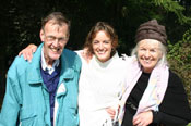 Tante Laura met opa en oma